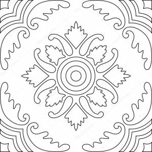 Ковер раскраска для детей