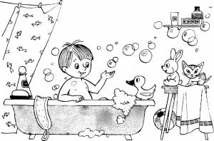 Раскраска Здоровый Образ Жизни