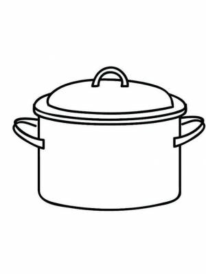 Раскраски Кастрюля