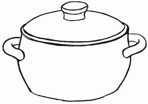 Раскраски Кастрюля для детей