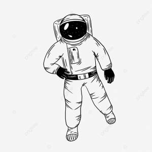 рисунок Счастливая линия космический космонавт PNG , космонавт рисунок, космический рисунок, спа рисунок PNG картинки и пнг PSD рисунок для й загрузки