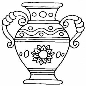 Раскраска Ваза