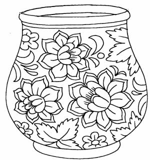 ВАЗЫ  РАСКРАСКИ