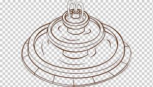 Como dibujar dibujo de fuente gráficos, fuente, lápiz, material, fuentes de agua potable png