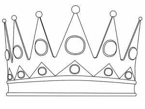 Раскраска корона
