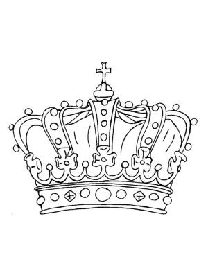 Раскраска Корона