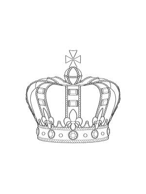 Раскраска Корона