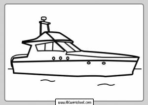 Лодка раскраска для детей