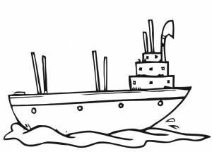 Раскраски Кораблик, Скачать много раскрасок