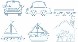 Легкая книжка раскраска лодка Изображения