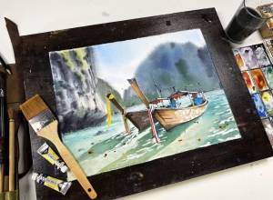 Учимся рисовать лодки