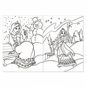 Раскраска «Зимняя сказка», 16 стр