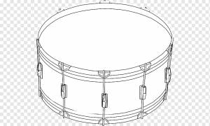 Книжка-раскраска Snare Drums Музыкальные инструменты, барабан, угол, мебель, дом Ограждение png