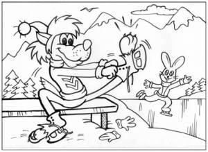 Раскраски Зимняя сказка