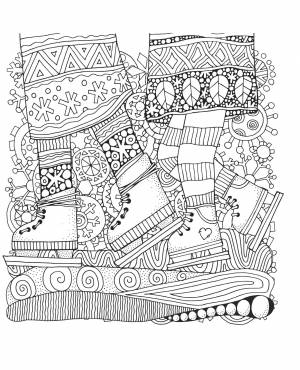 Раскраска-антистресс «Зимняя сказка»