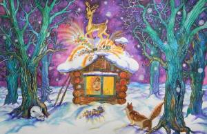 Рисунки на тему Зимняя сказка для детей в детский сад