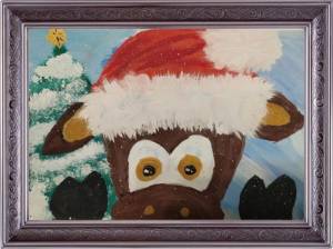 Завершился конкурс рисунка Зимняя сказка