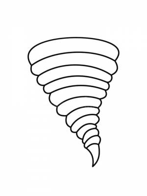 Раскраски Торнадо   в формате