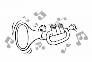 Раскраски Труба