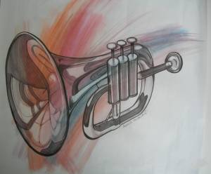 Труба рисунок карандашом