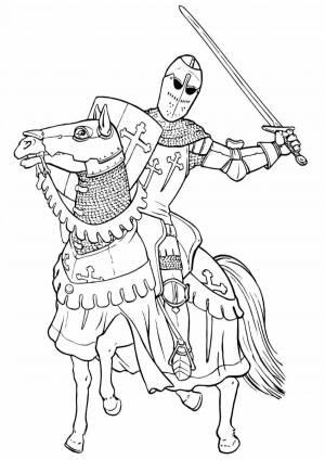 Раскраски Всадник