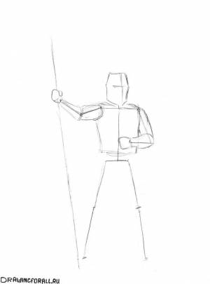 Как нарисовать рыцаря