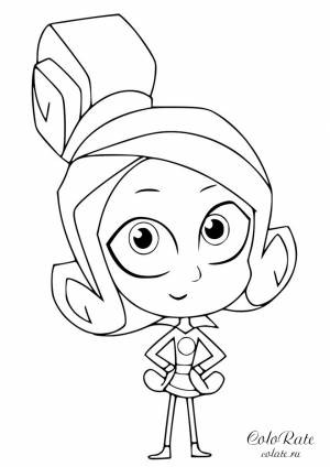 Распечатать раскраску Фиксики с картинками