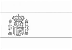 Раскраски Флаг испании