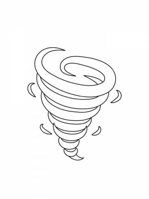 Раскраски Торнадо   в формате