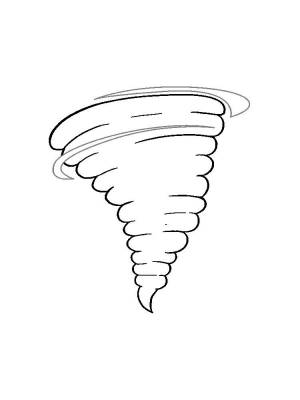 Раскраски Торнадо