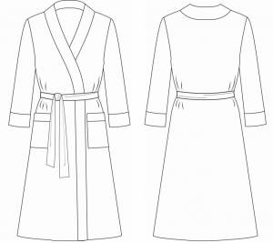 Женский халат «Юми»