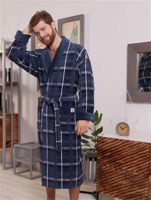 Мужской махровый халат LUX COTTON