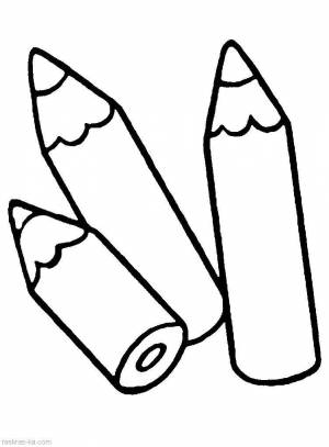 Раскраска Карандаш