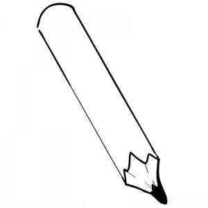 Раскраска Карандаш