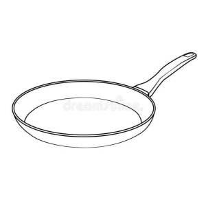 Раскраски Сковородка