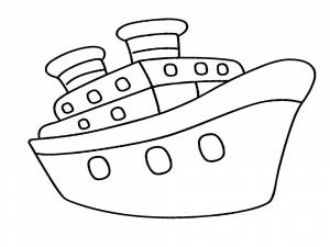 Печатайте раскраски с кораблями и радуйте своих малышей