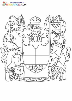 Раскраски Канада