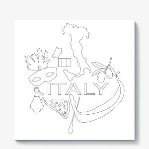 Холст «Моя Италия»