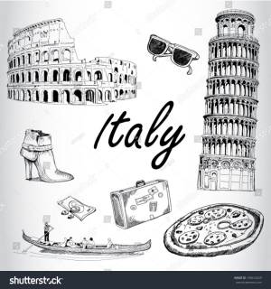 Раскраска италия