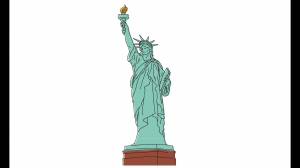 How to Draw a Statue of Liberty