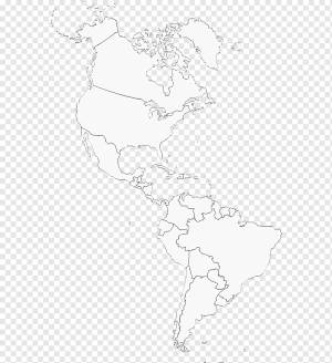 Северная Америка Line art Белый эскиз, карта, белый, рука, монохромный png