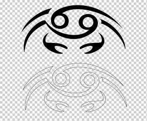 Рак Астрологический знак Зодиака Краб Гороскоп, краб, белый, лицо, животные png