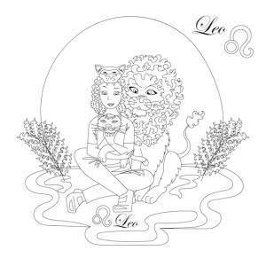 Знак зодиака лев как красивая девушка