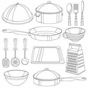 Книжка-раскраска для посуды