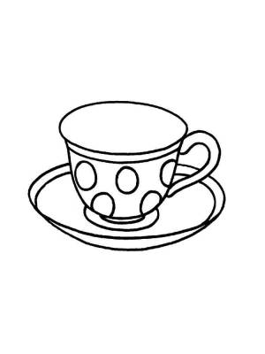 Раскраски Посуда