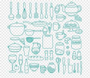 Кухонная утварь Нож Рисунок Кухонные принадлежности, нож, кухня, текст, сковорода png