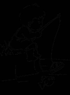 Раскраски рыбак