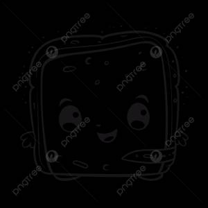 рисунок милый хлеб персонаж раскраски страницы наброски эскиз вектор PNG , рисунок крыла, рисунок кольца, рисунок персонажа PNG картинки и пнг рисунок для й загрузки