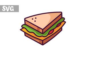 Бутерброд рисунок карандашом