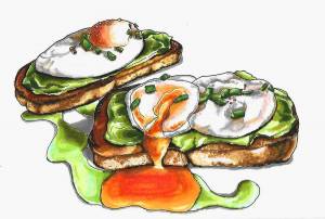 Бутерброд рисунок